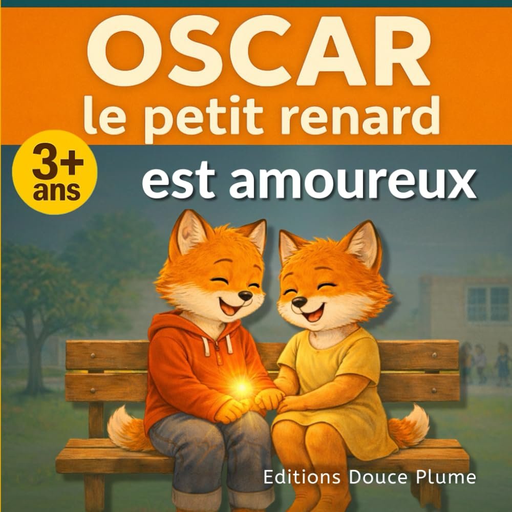 Oscar est amoureux – livre illustré pour enfants dès 3 ans sur les premiers sentiments amoureux avec Oscar le petit renard