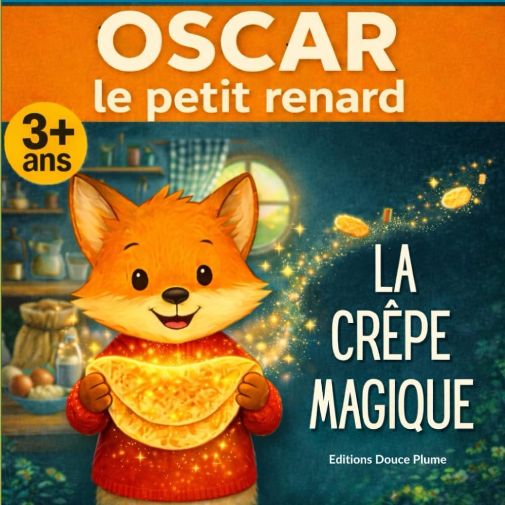 La crêpe magique – livre illustré pour enfants dès 3 ans sur la Chandeleur avec Oscar le petit renard