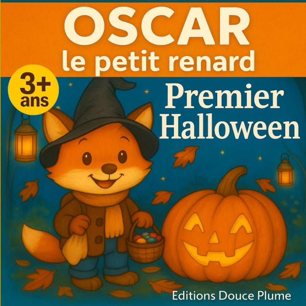 Livre Halloween enfant 3 ans – Premier Halloween d’Oscar le petit Renard